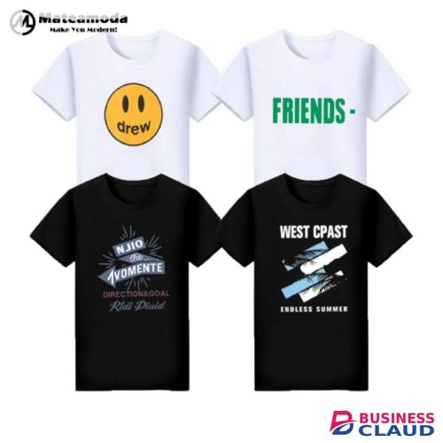 Mateamoda 4 PCS T-Shirts Men Tops Tees Polos Male Clothing