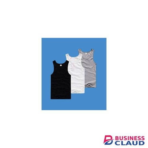 3PCS Pack Men Colored Vests. 100% Cotton Vests. Color: Black, Gray & White. Sizes: M, L, XL, XXL, XXXL, XXXXL