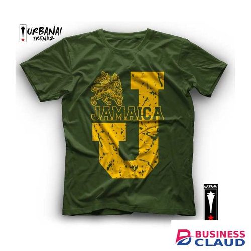 Urbanai. T-Shirt Jamaica - Jungle Green