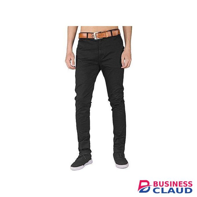 3 Pack Khaki trousers; Brown, Beige & Black Stretch Slim Fit
