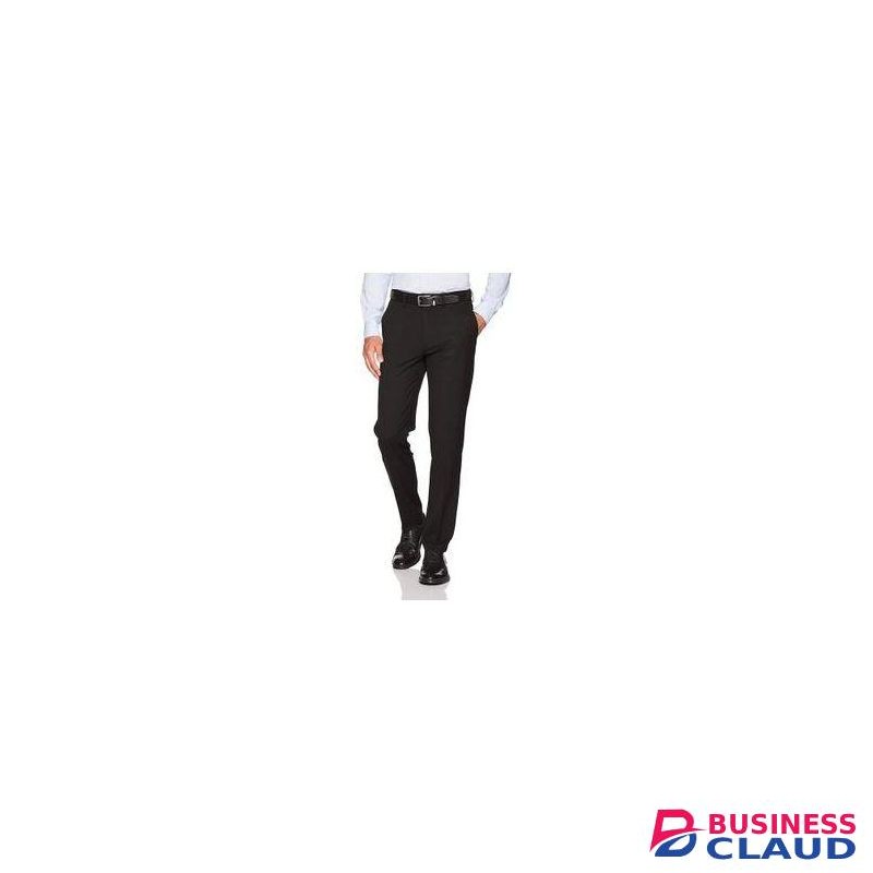 Official Men Trousers Pant-Black