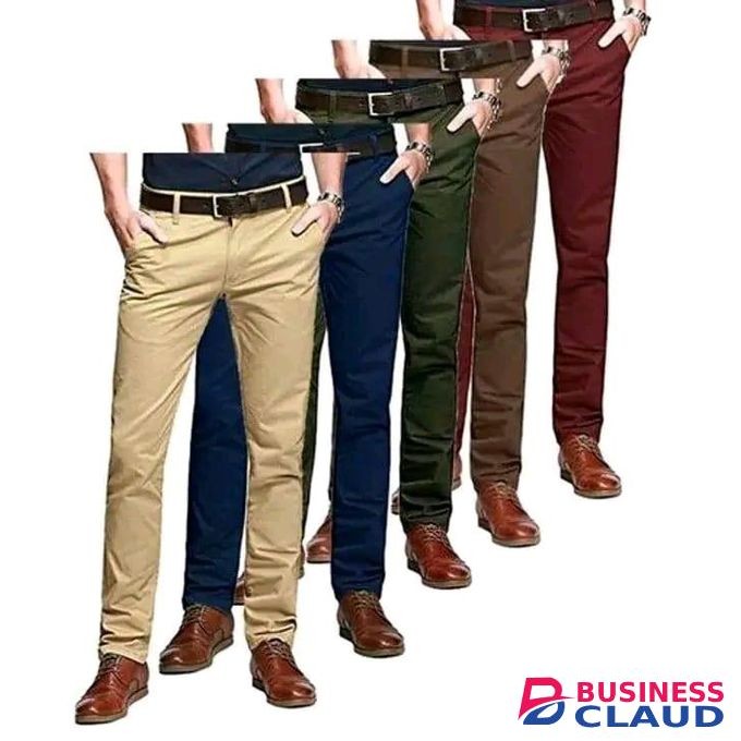 Assorted Men soft khaki a pack of 5 pcs