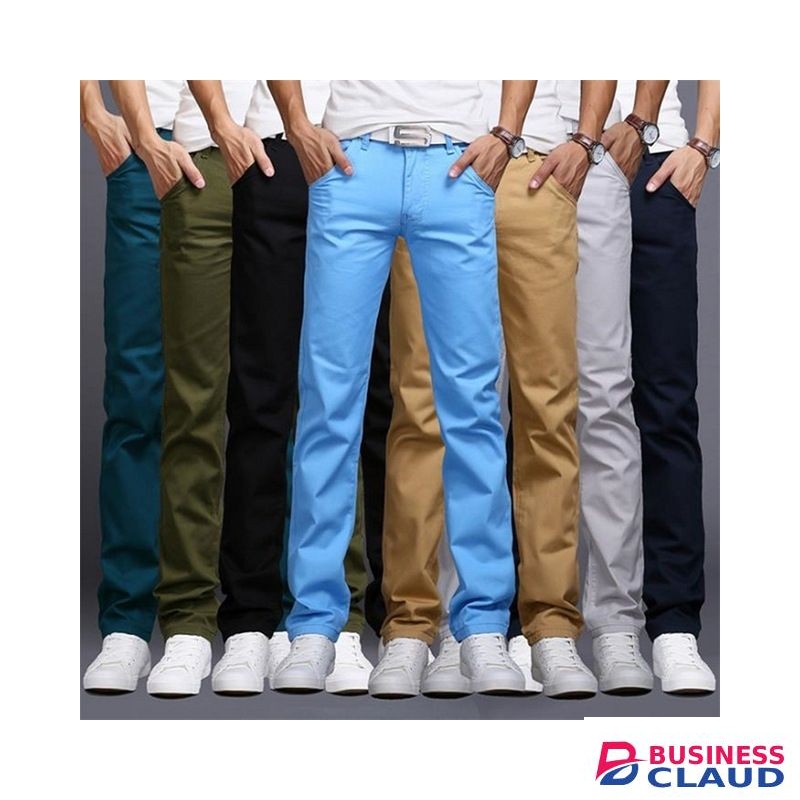7 Pack Men's Khaki Pants+Free Pair Of Socks