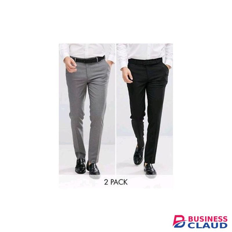 2 Turkey Black And Grey Official Trouser