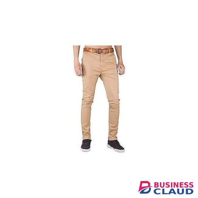 Soft Khaki Men's Trouser – Official & Casual Wear – Beige