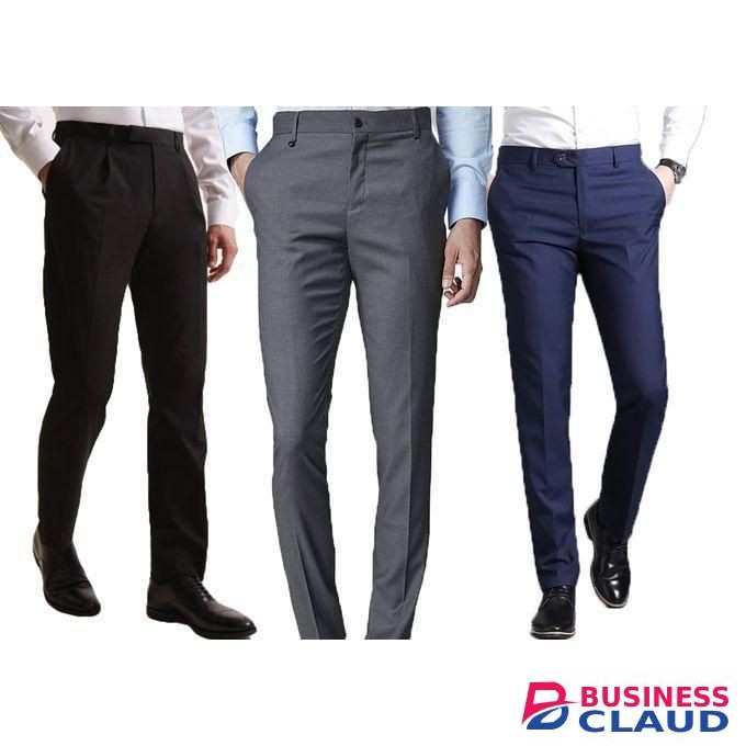 3 Pack Plain Turkey Men Official Trousers Black, Grey and Navy Blue