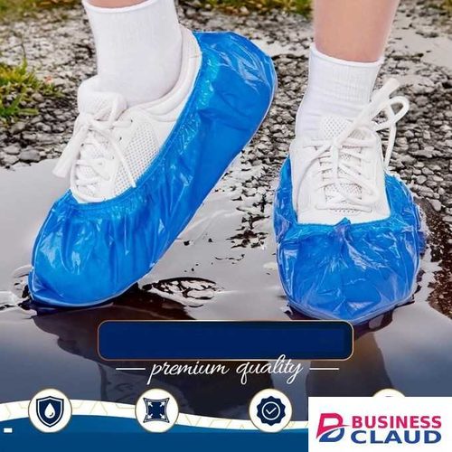 10 Pcs Waterproof Anti Rain Disposable Safety Nylon Shoe Covers