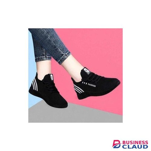 Women Breathable And Non Slip Shoes Black-EU 37