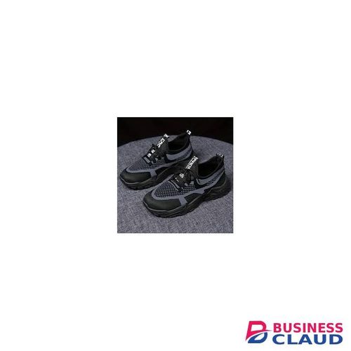 Women Comfortable Non Slip Casual Shoes Breathable Mesh Black/Blue-EU 40
