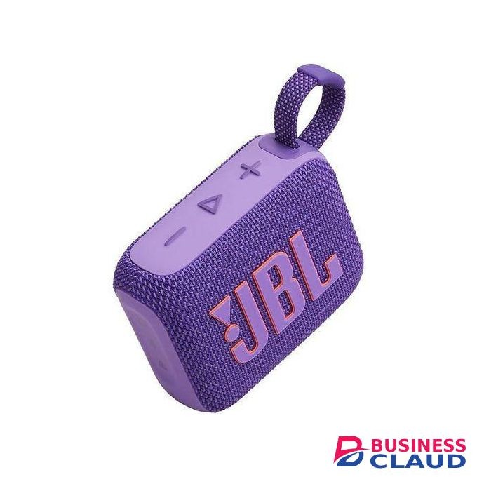 Jbl Go 4 - Ultra-Portable, Waterproof and Dustproof Bluetooth Speaker, Big Pro Sound with Punchy bass, 7-Hour Built-in Battery, Made in Part with Recycled Materials (Purple)