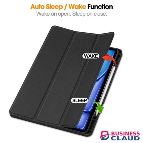 OnePlus Pad Go Black Flip Case Cover, Smart Magnetic Stand with Auto Sleep Wake Protective Tablet Cover