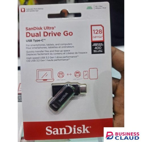 Sandisk 128 GB - USB Type C flashdrive Dual Drive GO
