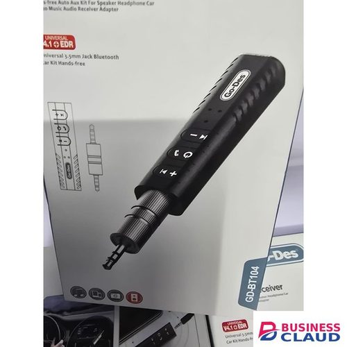 Go-Des GD-BT104 Wireless Bluetooth Receiver 3.5mm Aux Audio Adapter For Seamless Music Streaming & Hands-Free Calls