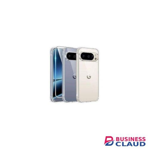 Google Pixel 10 Pro XL 2025,Non-Yellowing Shockproof Bumper Protective Phone Cover, Anti-Scratch Hard PC Back (Clear)