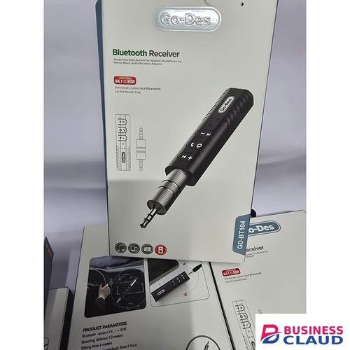 Go-Des GD-BT104 Car AUX Bluetooth Receiver with Enhanced Audio Transmission