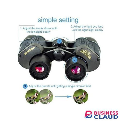Bushnell 60x60 Binoculars with Adjustable Eyecups for Comfortable Viewing on the Go