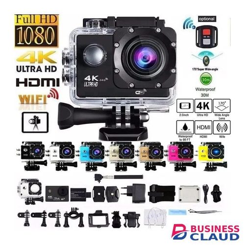4K Sport Ultra HD Action Camera WiFi Go 2.0 LCD Pro 170D Underwater Waterproof, Helmet Cam Sport Cameras Mini Video