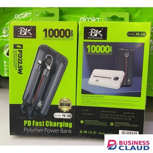 BK 10,000mAh 22.5W PD-100 Powerbank - Ultra-Fast Charging On-the-Go