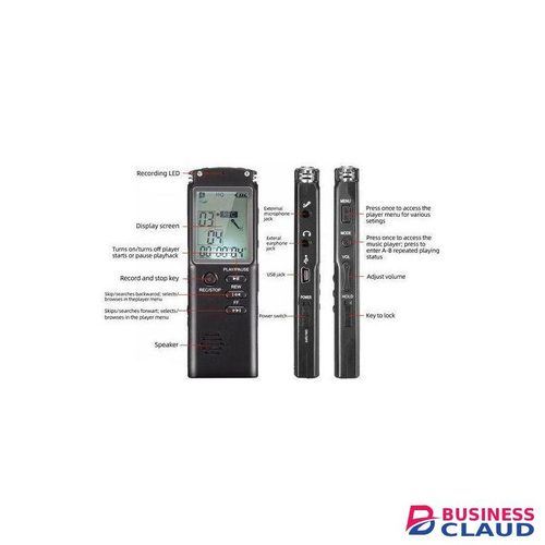On-the-Go 8GB Sound Recording Gadget