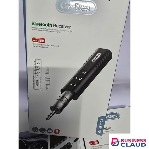 Go-Des GD-BT104 Car AUX Wireless Bluetooth Adapter with HD Stereo Sound