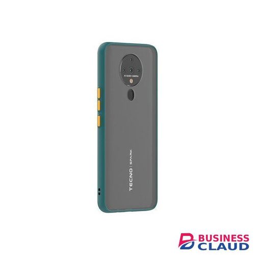 Tecno Spark 6 Phone Case, Translucent Frosted Smoke Mobile Cover with Raised Camera Protection for Fifth Device