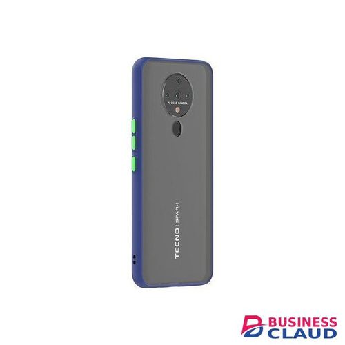 Tecno Spark 6 Phone Case, Translucent Frosted Smoke Mobile Cover with Raised Camera Protection for Fourth Device