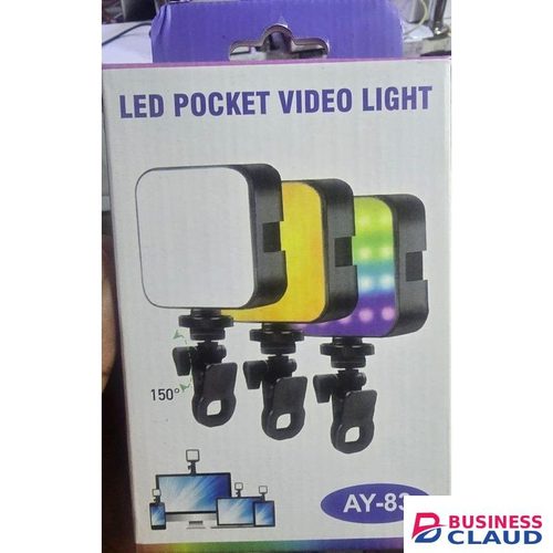 AY-83 Color Adjustable Pocket Video Light For On-the-Go Filming, Vlogging, And Tutorials