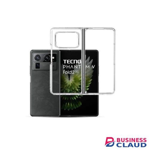 Tecno Phantom V Fold 2 Shockproof Design Anti-Yellowing Crystal Clear Back Case Cover For Tecno Phantom V Fold 2 5G - Hard Transparent