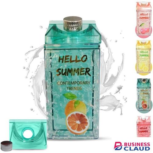 600ml Ice Crystal, Double Wall Water bottle with Straw / Beverage/ Smoothie Bottle