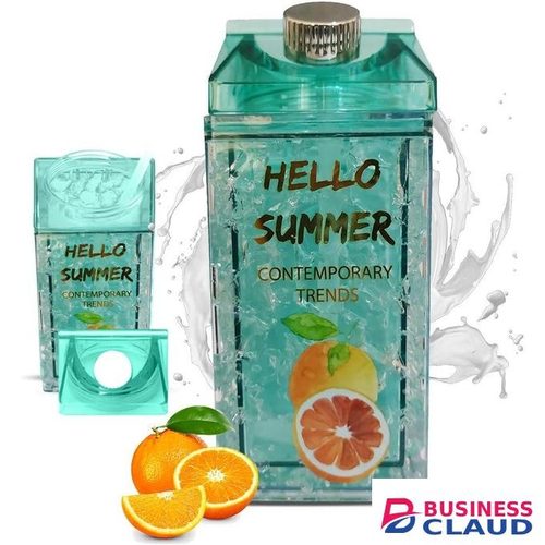 Ice Crystal 600ml, Double Wall Water bottle with Straw / Beverage/ Smoothie Bottle