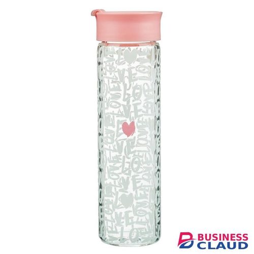 Christian Art Gifts Water Bottle Glass- Love