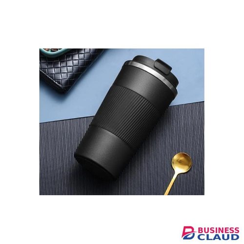 Mug 510 ML Insulated Coffee Mug Stainless Steel Travel Cup Double Wall Vacuum With Lid - Black