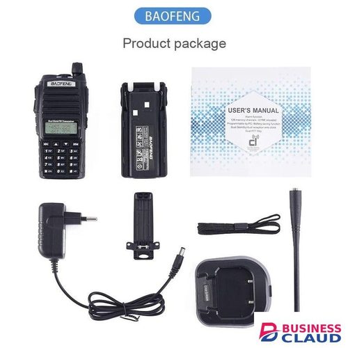 Baofeng UV-82 Single Piece Two-Way Radio - Reliable 5W UHF/VHF Walkie Talkie For Clear Communication On The Go