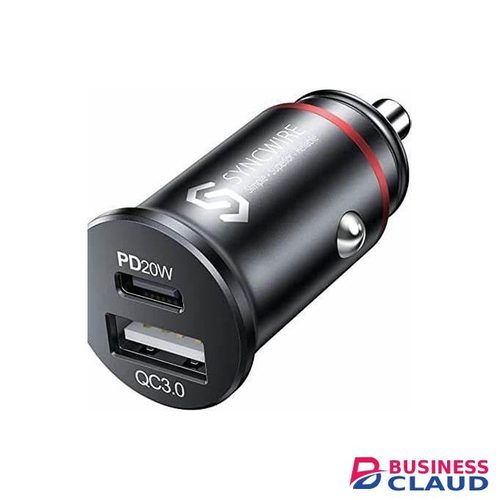 YY-C26 Dual-Port 38W Fast & PD Car Charger – Power On The Go