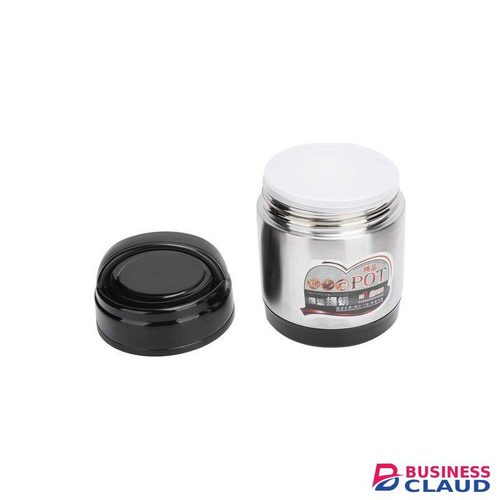 2 Tier Insulated Lunch Box Stainless Steel Food Container With Lid-black
