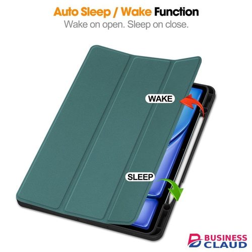 OnePlus Pad Go Green Flip Case Cover with Smart Magnetic Stand and Auto Sleep/Wake, Tablet Protective Cover