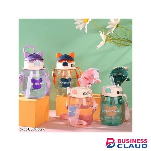 Violent Bear Kids Water Bottle 650ML – BPA Free Food Grade Drinking Bottle – Leak Proof Portable
