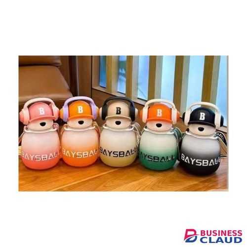 BaysBall Earphone Bear Water Bottle 1pc