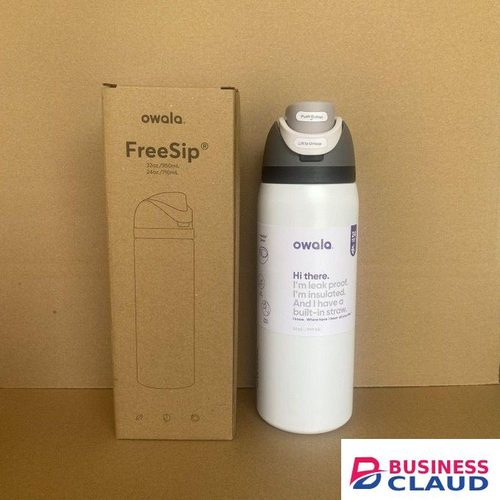 OWALA 950ML Stainless Steel Insulated Leakproof BPA Free Water Bottle with built in Straw