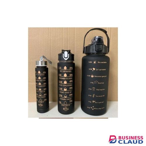 3in1 Motivational Water bottles sets