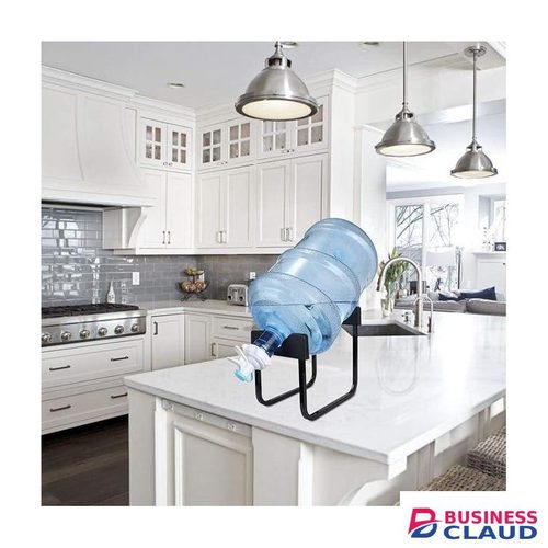 Water Bottle Stand and Dispenser for Water Bottles, Non-Slip with Spout