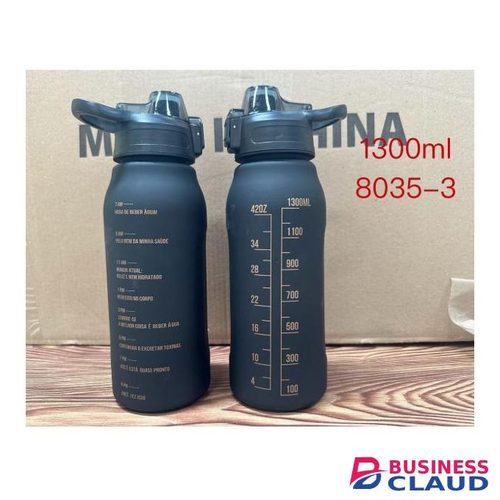 1300ml Motivational Water Bottle with Time Marker