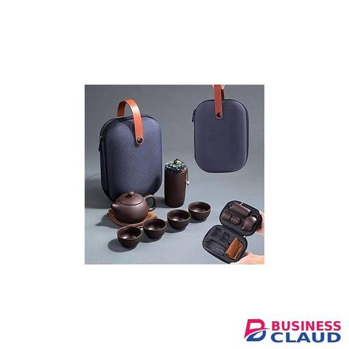 Travel ceramic Kung Fu Teapot Set
