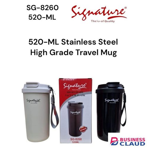 Signature 520ml Stainless Steel High Grade Travel Mug