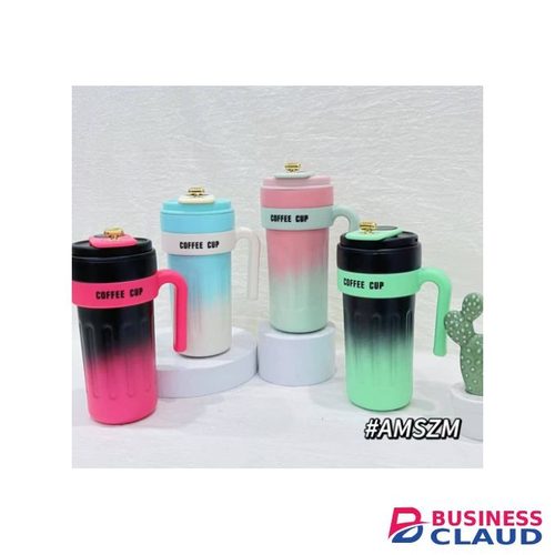 Leak-Proof Thermos Coffee Mug With Temperature Display Vacuum Flasks