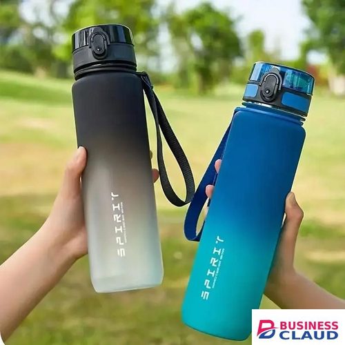 TIMBUTUS Portable Sports Water Bottle,Gradient Drink Bottle 1000ml