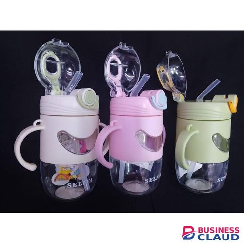 Mom Easy Kids' Non-spill Water Bottle With Straw