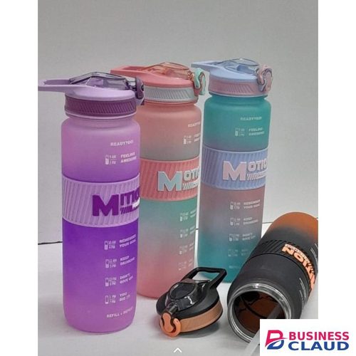 Beautiful Water Bottle With Straw