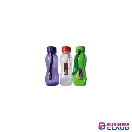 Rok Wholesale bulk Water Bottle - 24 pcs - 500 ml - 3 assorted colors-WB16- Normal cap with string