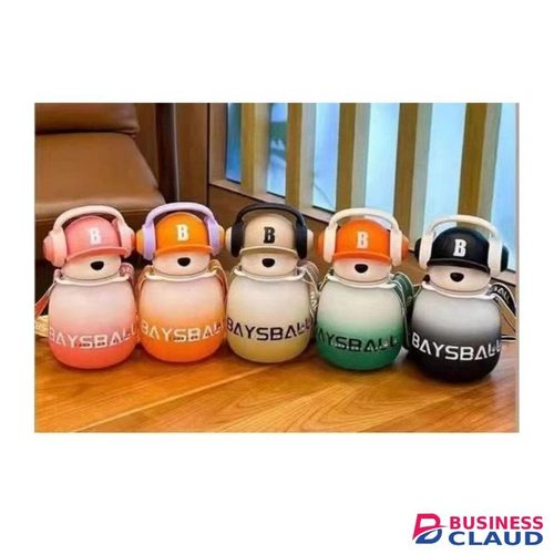 Headphone design kids water bottle